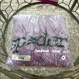 Lavender Hoodie with Graphic Design